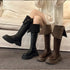 Belt Button Down High Boots